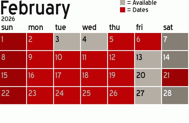Missionary Dinner Calendar